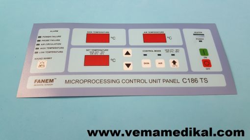 Küvöz Kontrol Panel Membranı