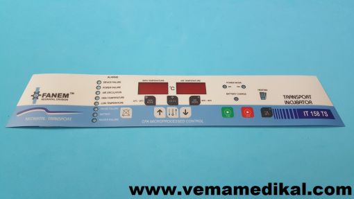 Küvöz Kontrol Panel Membranı